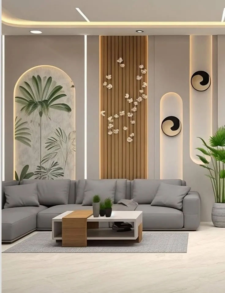 Luxury drawing room interior — Dream Home Studio Amravati